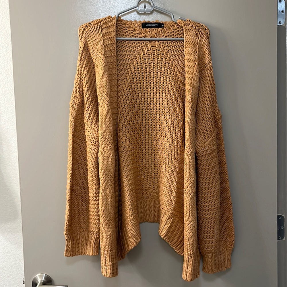 Merokeety - orange fall sweater